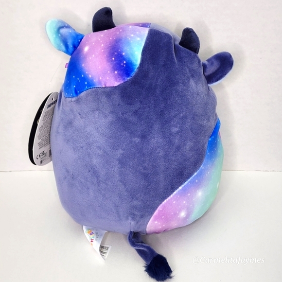 🖤 RIVKA ✨️ 8" Galaxy Cow Select Series Black Tag Original Squishmallow ☆ NWT ☆ - Picture 7 of 11